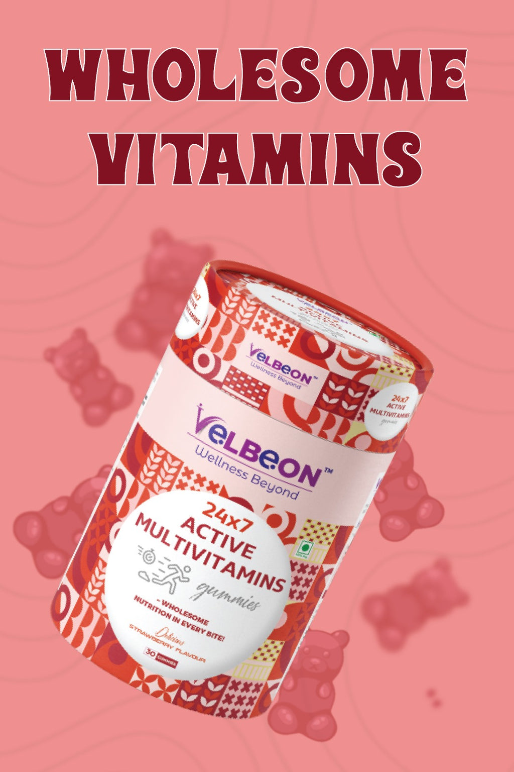 24x7 Active Multivitamin Gummies & Super Food Gummies - Velbeon