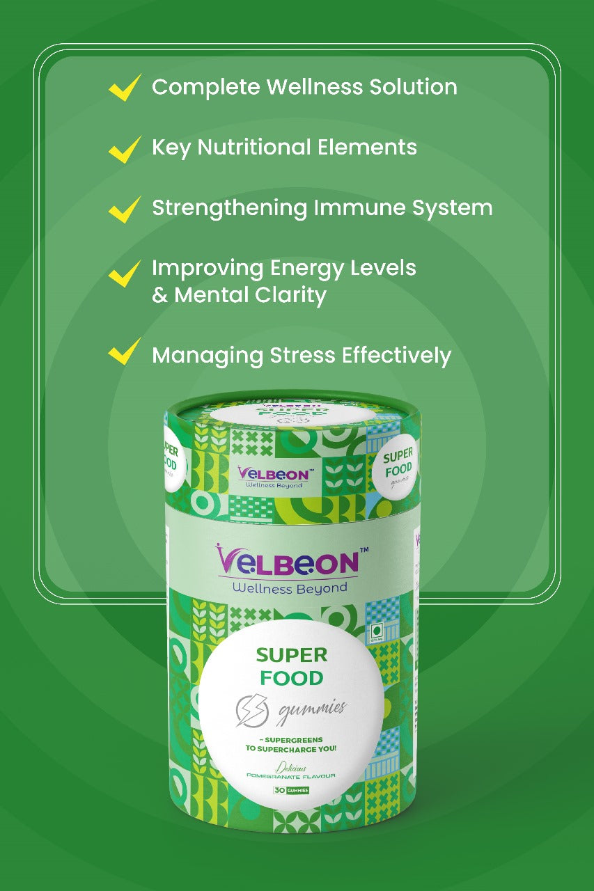 Blissful Sleep Gummies & Super Food Gummies Combo - Velbeon